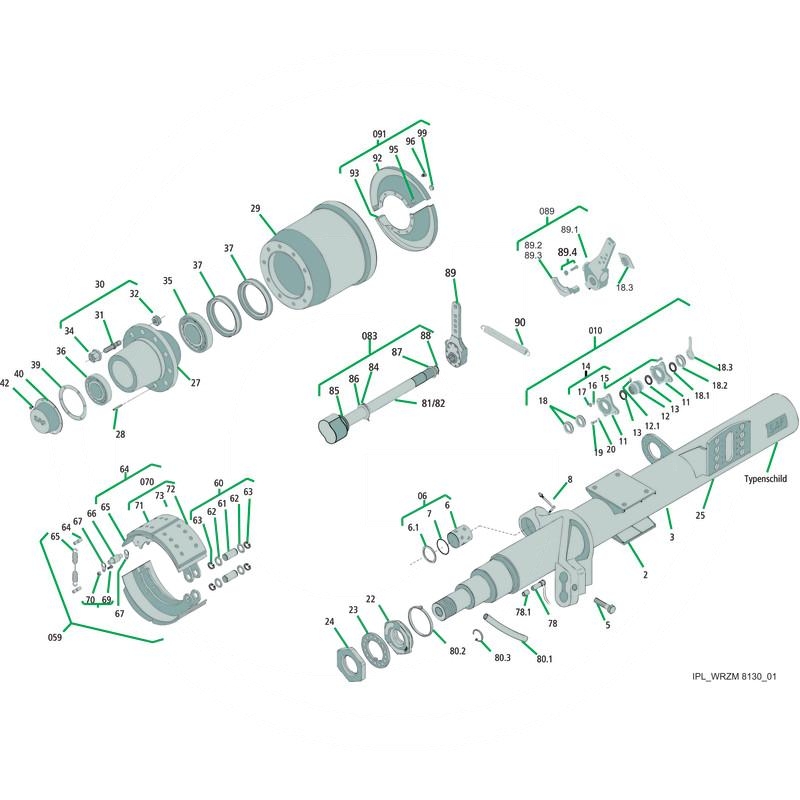 SAF Holland Automatic slack adjuster set